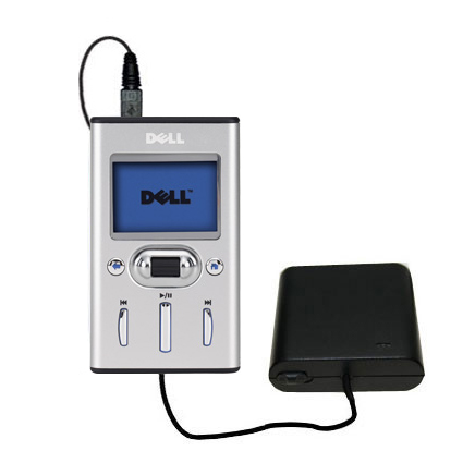 AA Battery Pack Charger compatible with the Dell Pocket DJ 20GB 30GB