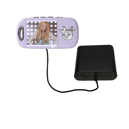 AA Battery Pack Charger compatible with the Disney Hannah Montana Mix Stick MP3 Player DS17032