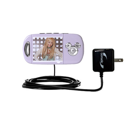 Wall Charger compatible with the Disney Hannah Montana Mix Stick MP3 Player DS17032