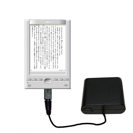 Portable Emergency AA Battery Charger Extender suitable for the Fujitsu FLEPia - with Gomadic Brand TipExchange Technology