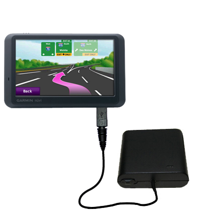 AA Battery Pack Charger compatible with the Garmin Nuvi 755T