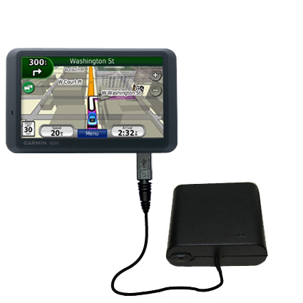 AA Battery Pack Charger compatible with the Garmin Nuvi 765T