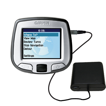 AA Battery Pack Charger compatible with the Garmin StreetPilot i5