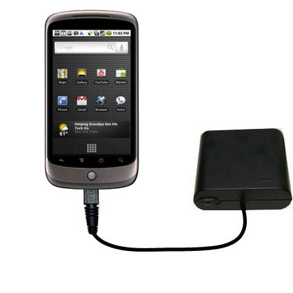 AA Battery Pack Charger compatible with the Google Nexus 3