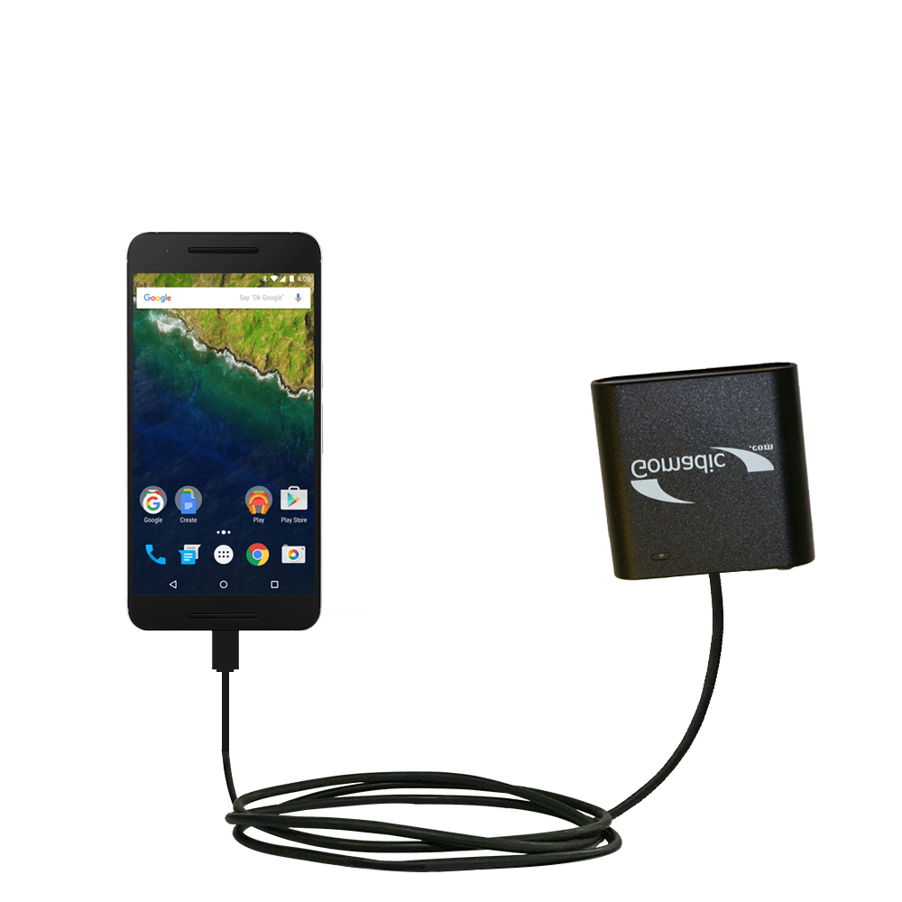 AA Battery Pack Charger compatible with the Google Nexus 6P