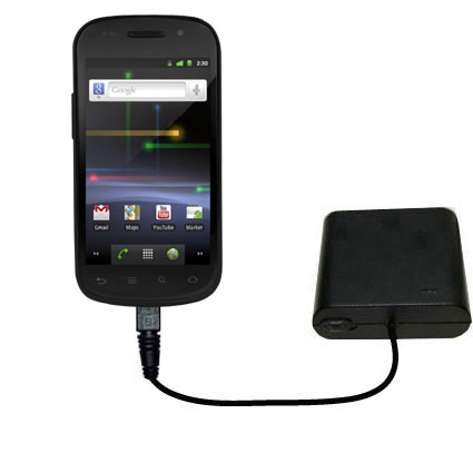 AA Battery Pack Charger compatible with the Google Nexus S 4G