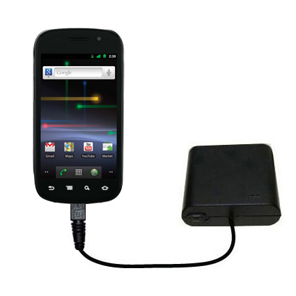AA Battery Pack Charger compatible with the Google Nexus S