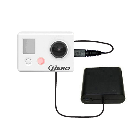 AA Battery Pack Charger compatible with the GoPro HERO / HD / HERO2