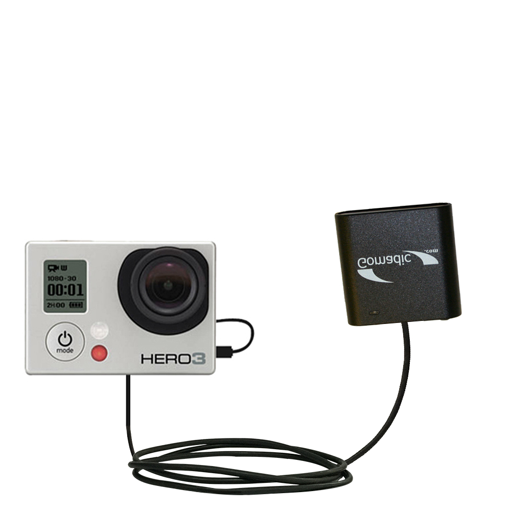 AA Battery Pack Charger compatible with the GoPro Hero3