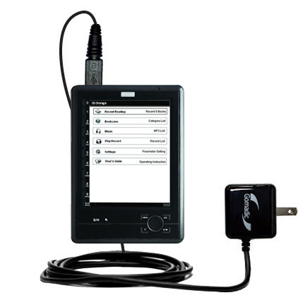 Wall Charger compatible with the Hanvon WISEreader 516