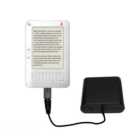 AA Battery Pack Charger compatible with the Hanvon WISEreader N520