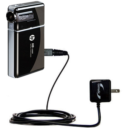 Wall Charger compatible with the HP V5040u Camcorder
