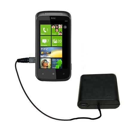 AA Battery Pack Charger compatible with the HTC 7 Trophy
