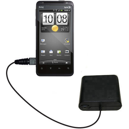 AA Battery Pack Charger compatible with the HTC EVO Design 4G