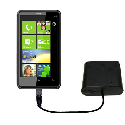 AA Battery Pack Charger compatible with the HTC HD7S