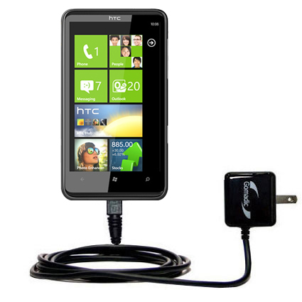 Wall Charger compatible with the HTC HD7S