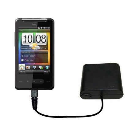 AA Battery Pack Charger compatible with the HTC HTC 7 Surround