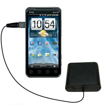 AA Battery Pack Charger compatible with the HTC HTC EVO 3D