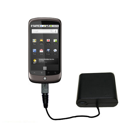 AA Battery Pack Charger compatible with the HTC Nexus One