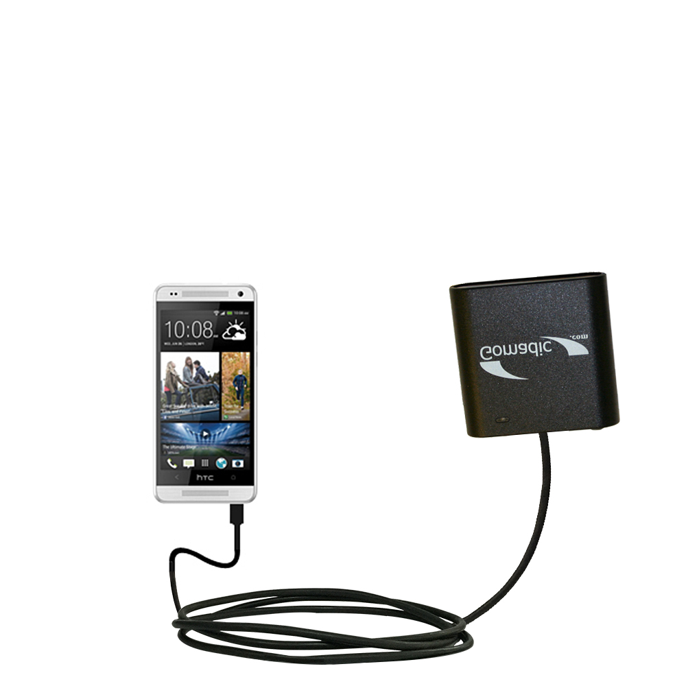AA Battery Pack Charger compatible with the HTC One mini