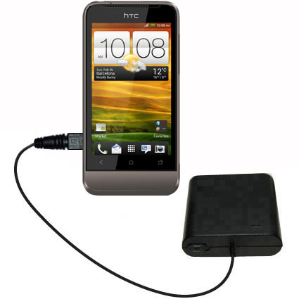AA Battery Pack Charger compatible with the HTC One V