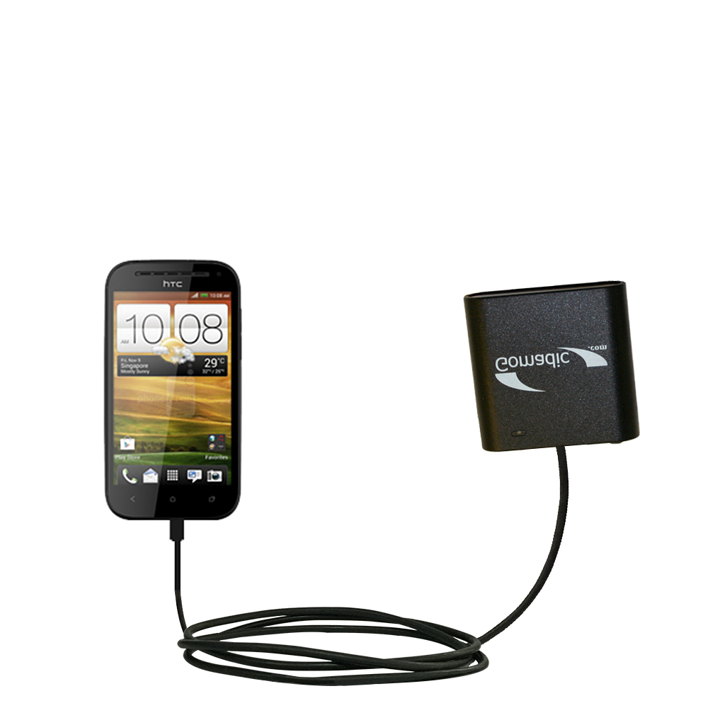 AA Battery Pack Charger compatible with the HTC One VX