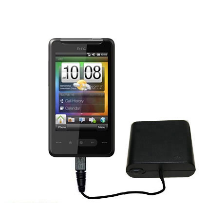 AA Battery Pack Charger compatible with the HTC Photon