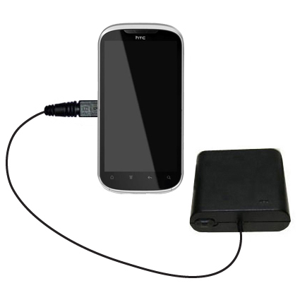 AA Battery Pack Charger compatible with the HTC Ruby