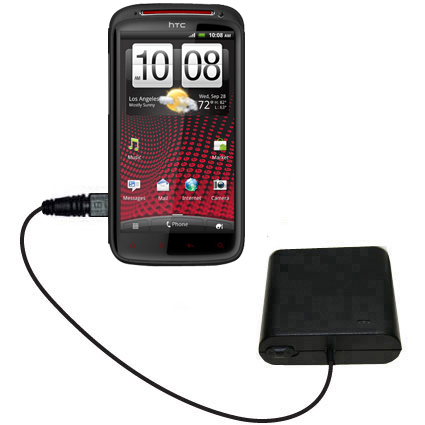AA Battery Pack Charger compatible with the HTC Sensation XE