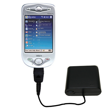 Portable Emergency AA Battery Charger Extender suitable for the HTC Wallaby - with Gomadic Brand TipExchange Technology