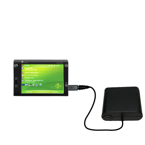 AA Battery Pack Charger compatible with the HTC X7501 X7500