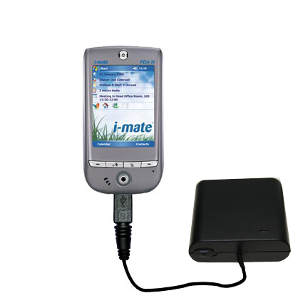 AA Battery Pack Charger compatible with the i-Mate PDA-N Pocket PC