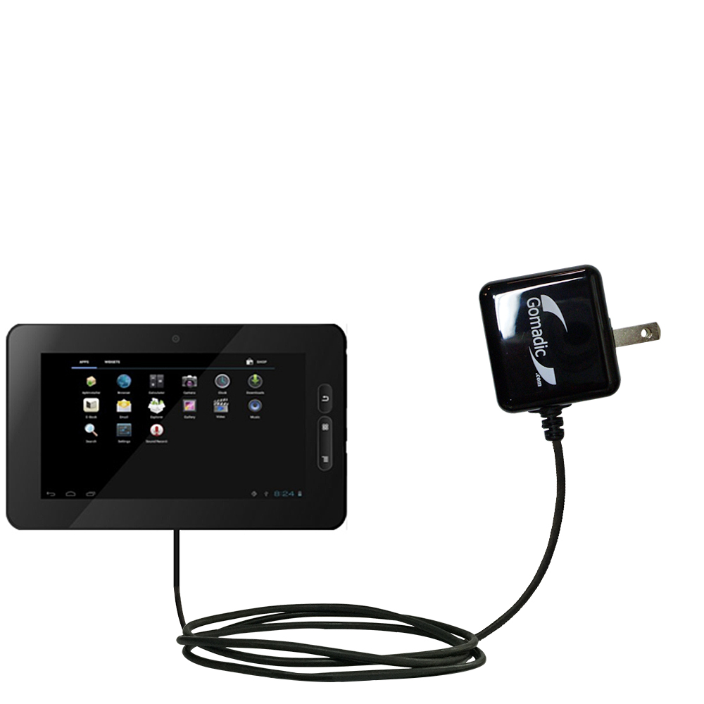 Wall Charger compatible with the Idolian IdolPAD Plus / TurnoTab 8