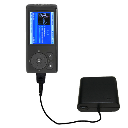 AA Battery Pack Charger compatible with the Insignia 2GB MP3 Player