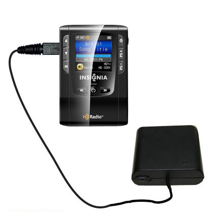 AA Battery Pack Charger compatible with the Insignia NS-HD01 Portable HD Radio Player