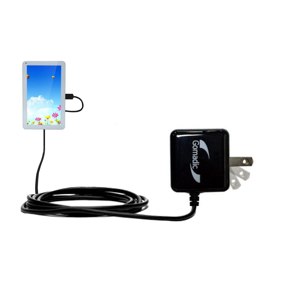 Wall Charger compatible with the iRulu AX101 AX123 AX124 Tablet