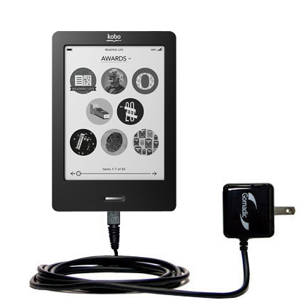 Wall Charger compatible with the Kobo eReader Touch