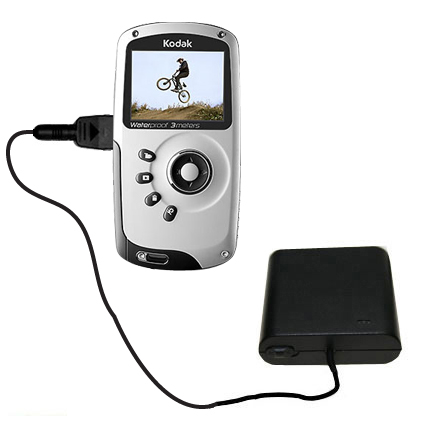 AA Battery Pack Charger compatible with the Kodak PlaySport Pocket Video Camera