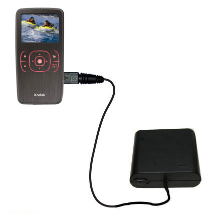 AA Battery Pack Charger compatible with the Kodak Zx1 Pocket Video Camera