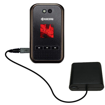AA Battery Pack Charger compatible with the Kyocera Tempo