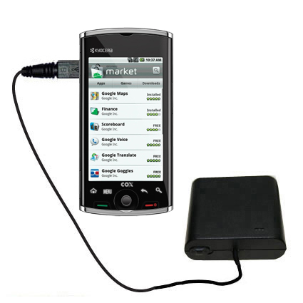 AA Battery Pack Charger compatible with the Kyocera Zio M6000