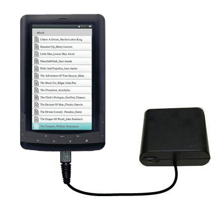 AA Battery Pack Charger compatible with the Laser Ebook EB7C