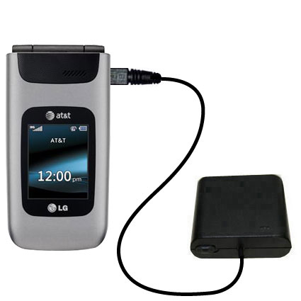AA Battery Pack Charger compatible with the LG A340