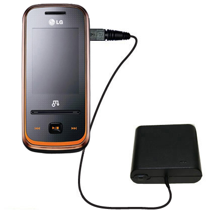 AA Battery Pack Charger compatible with the LG Andante
