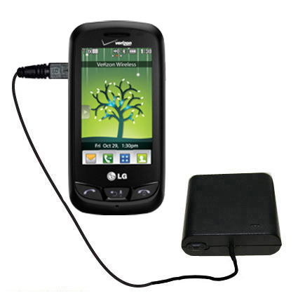 AA Battery Pack Charger compatible with the LG Cosmos Touch