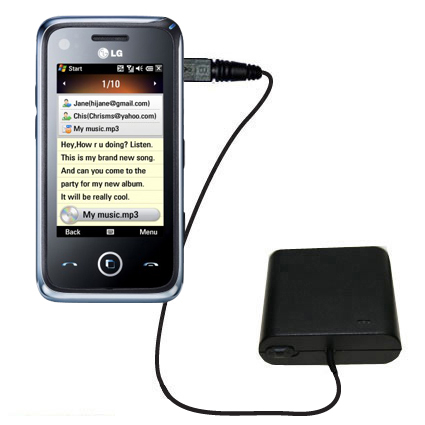 AA Battery Pack Charger compatible with the LG Eigen