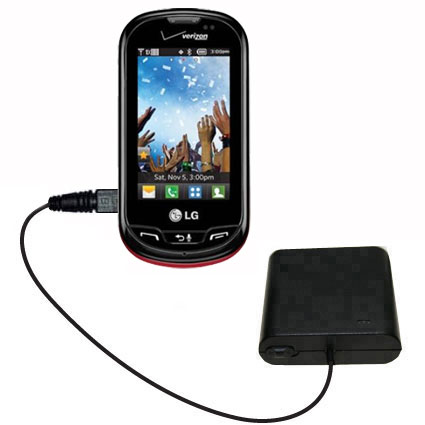 AA Battery Pack Charger compatible with the LG Extravert 1 / 2