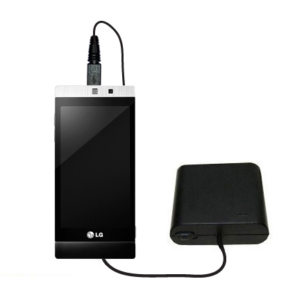 AA Battery Pack Charger compatible with the LG GD880