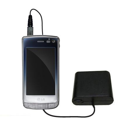 AA Battery Pack Charger compatible with the LG GD900 Crystal