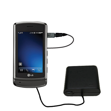 AA Battery Pack Charger compatible with the LG Glimmer